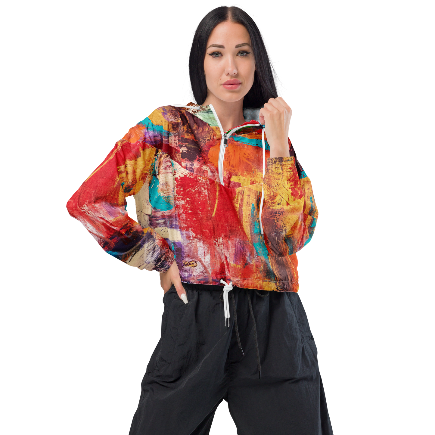 Women’s cropped windbreaker