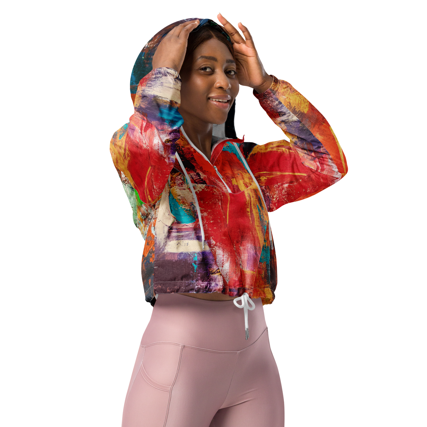 Women’s cropped windbreaker