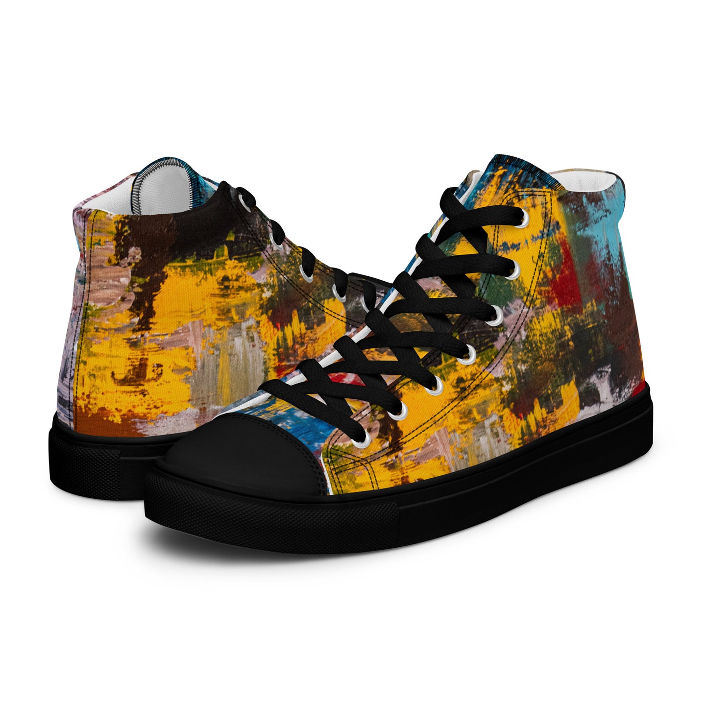 Men’s high top canvas shoes