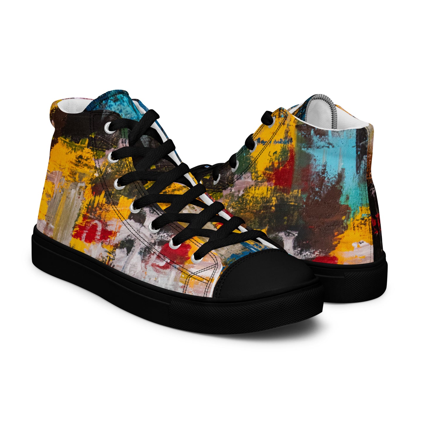 Men’s high top canvas shoes