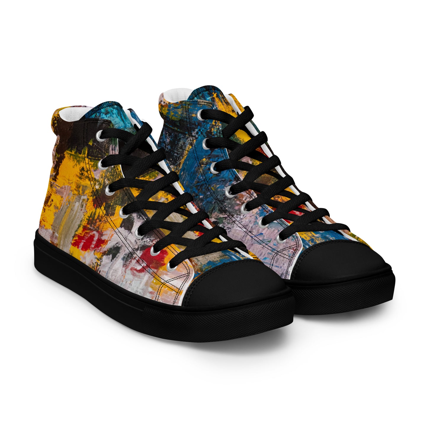 Men’s high top canvas shoes