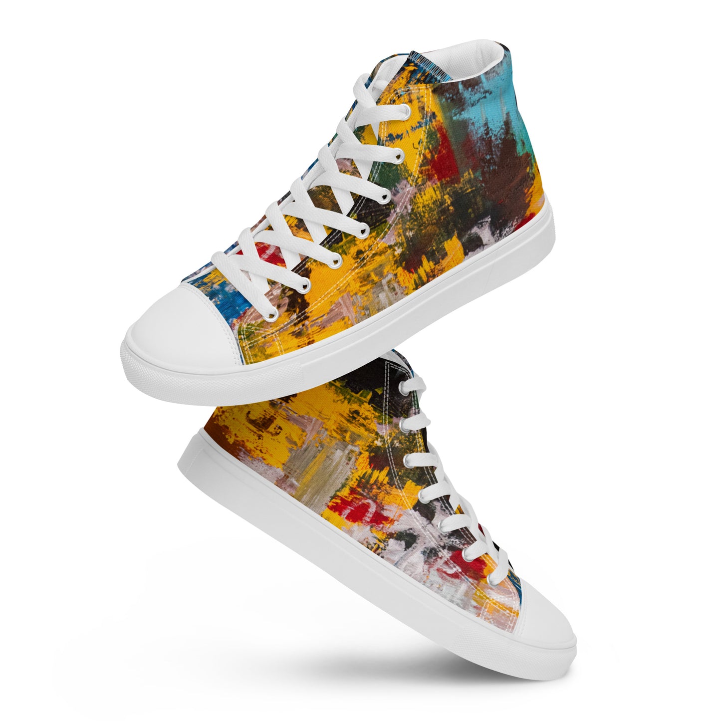 Men’s high top canvas shoes