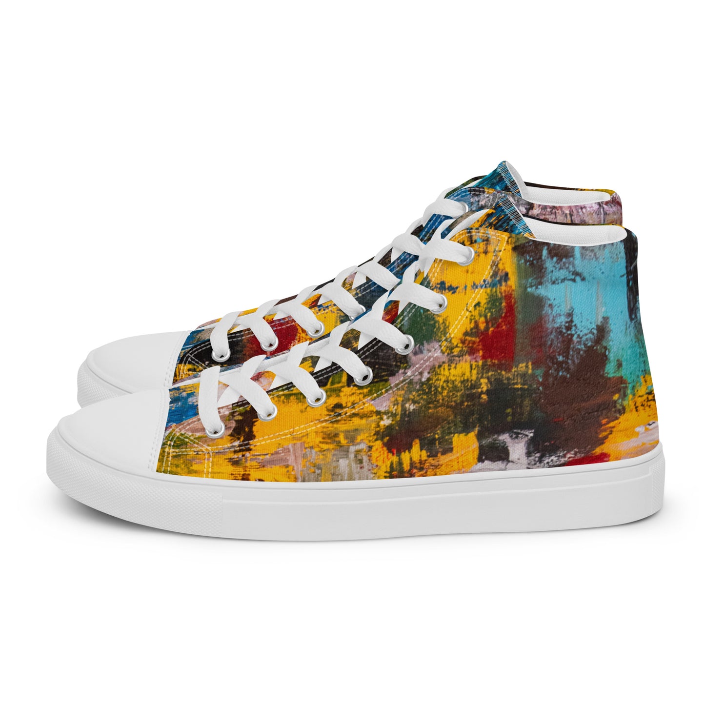 Men’s high top canvas shoes