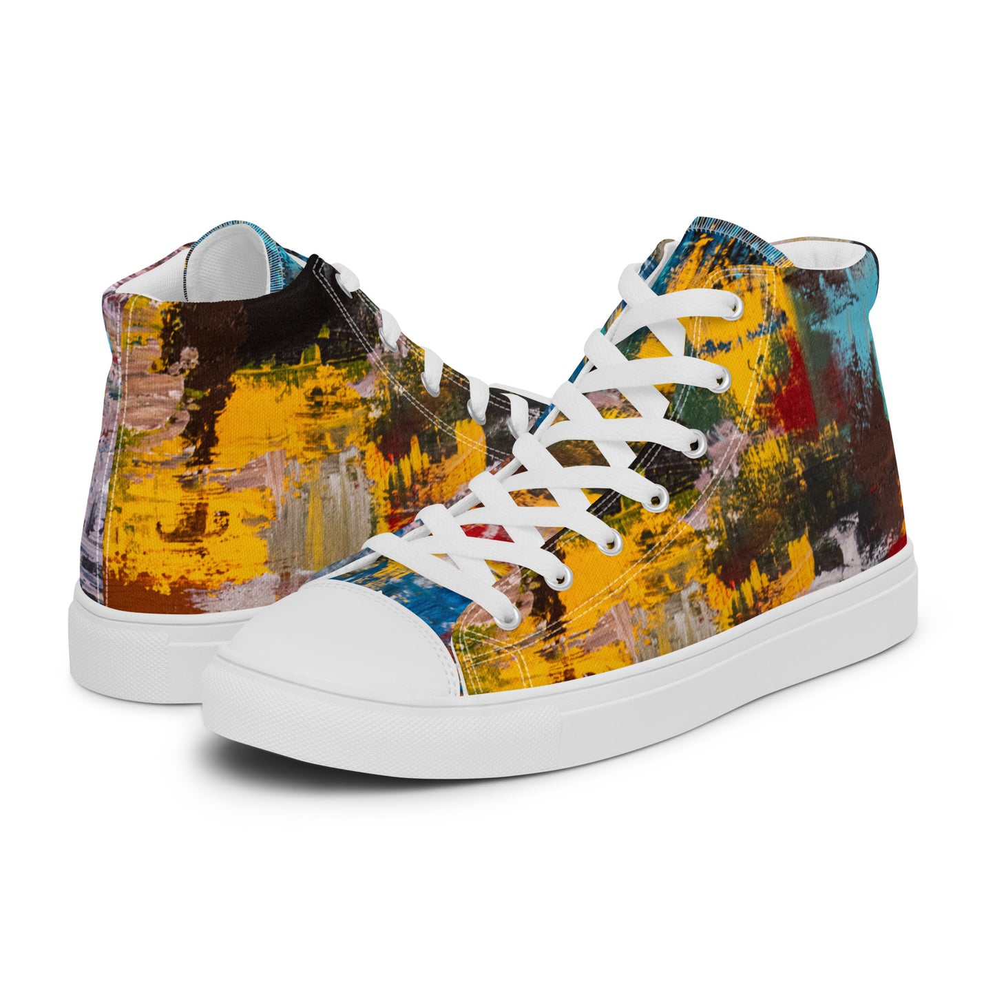 Men’s high top canvas shoes