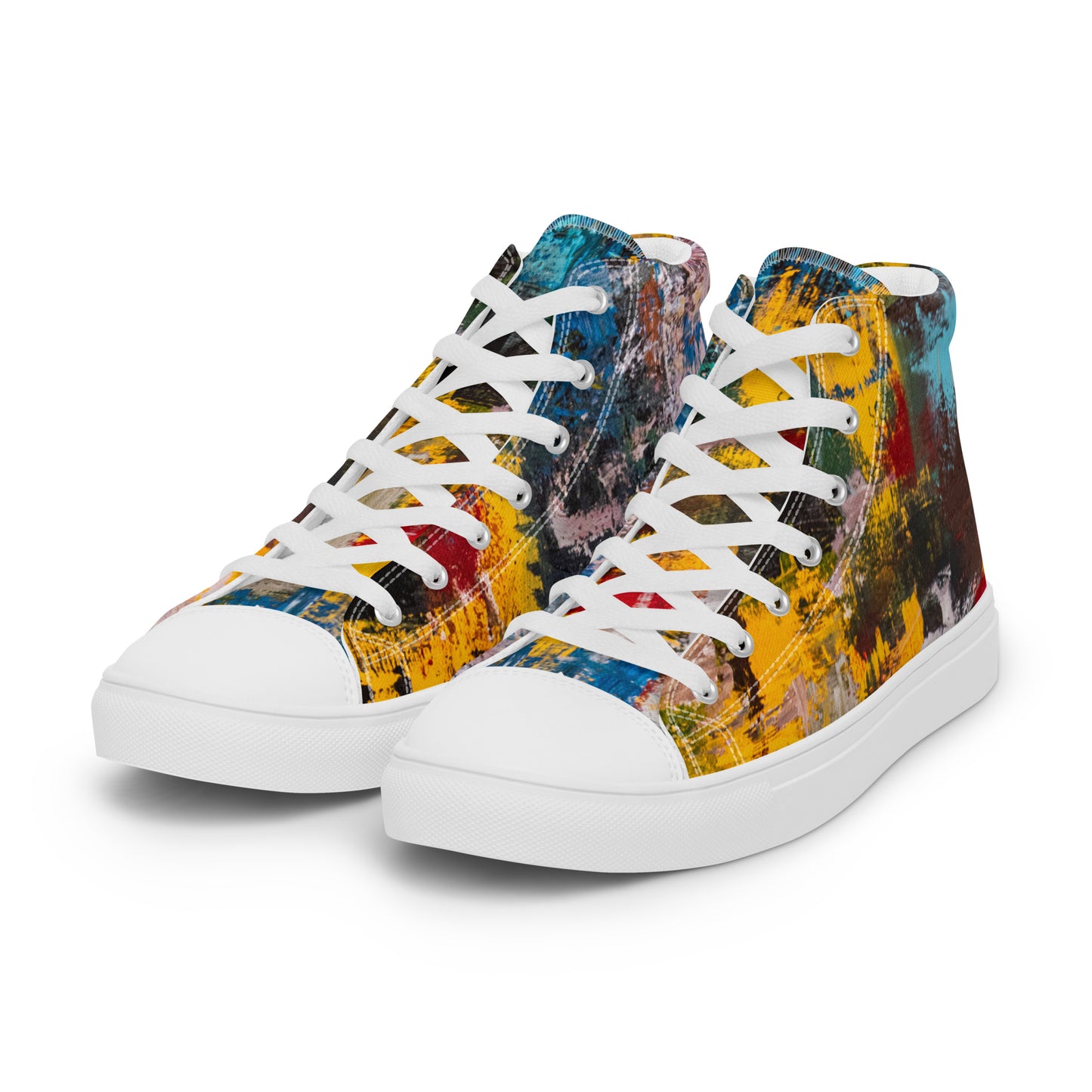 Men’s high top canvas shoes