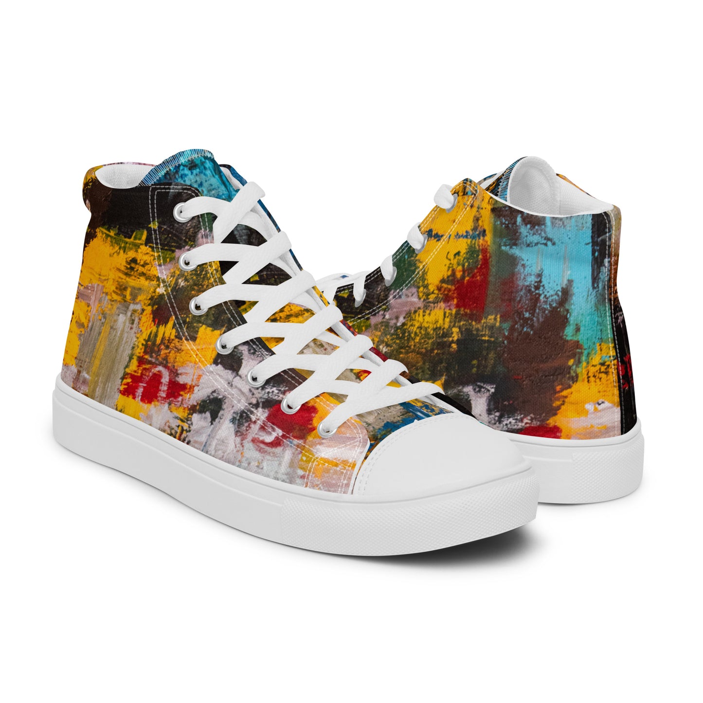 Men’s high top canvas shoes