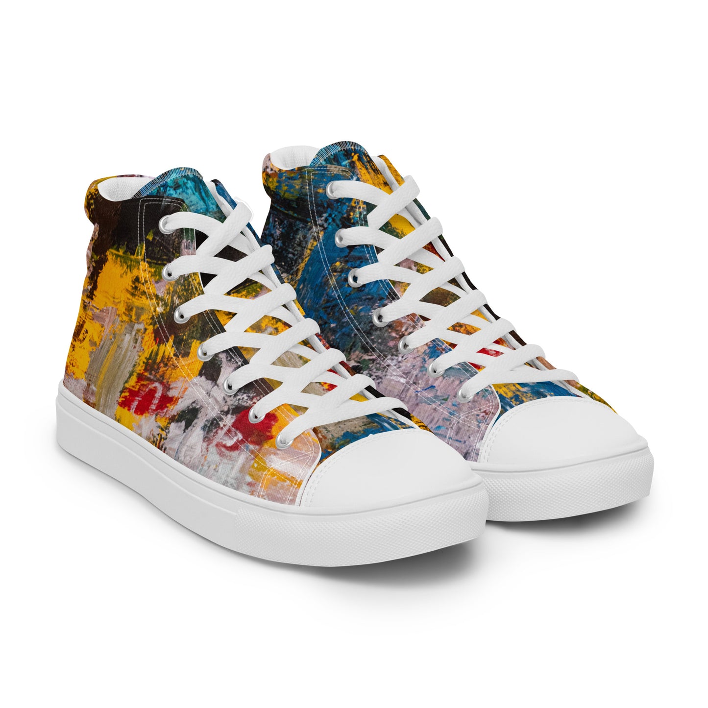 Men’s high top canvas shoes