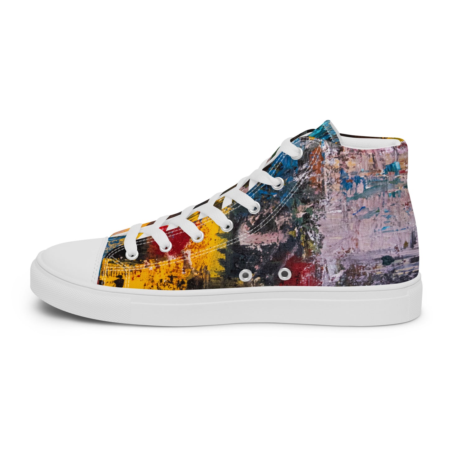 Men’s high top canvas shoes