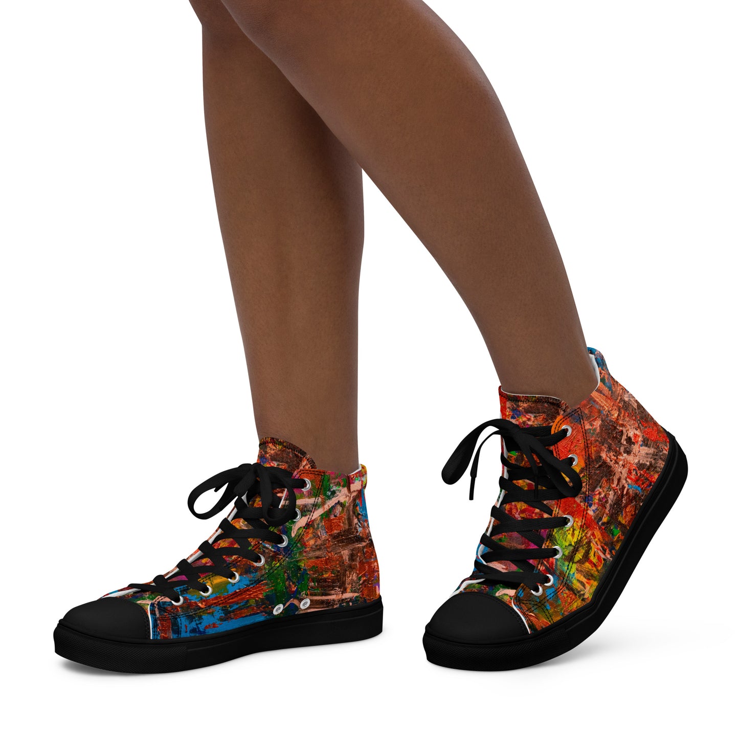 Women’s high top canvas shoes