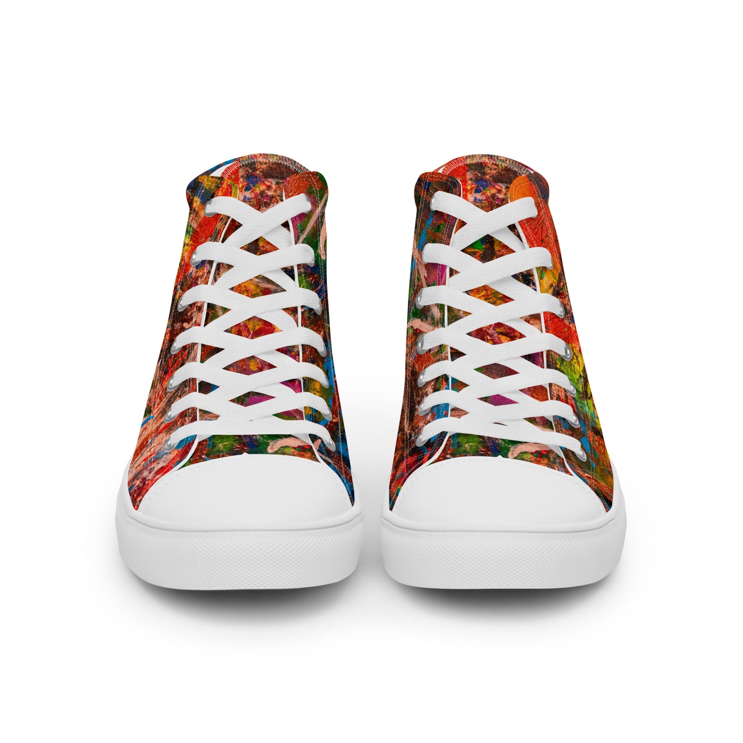 Women’s high top canvas shoes