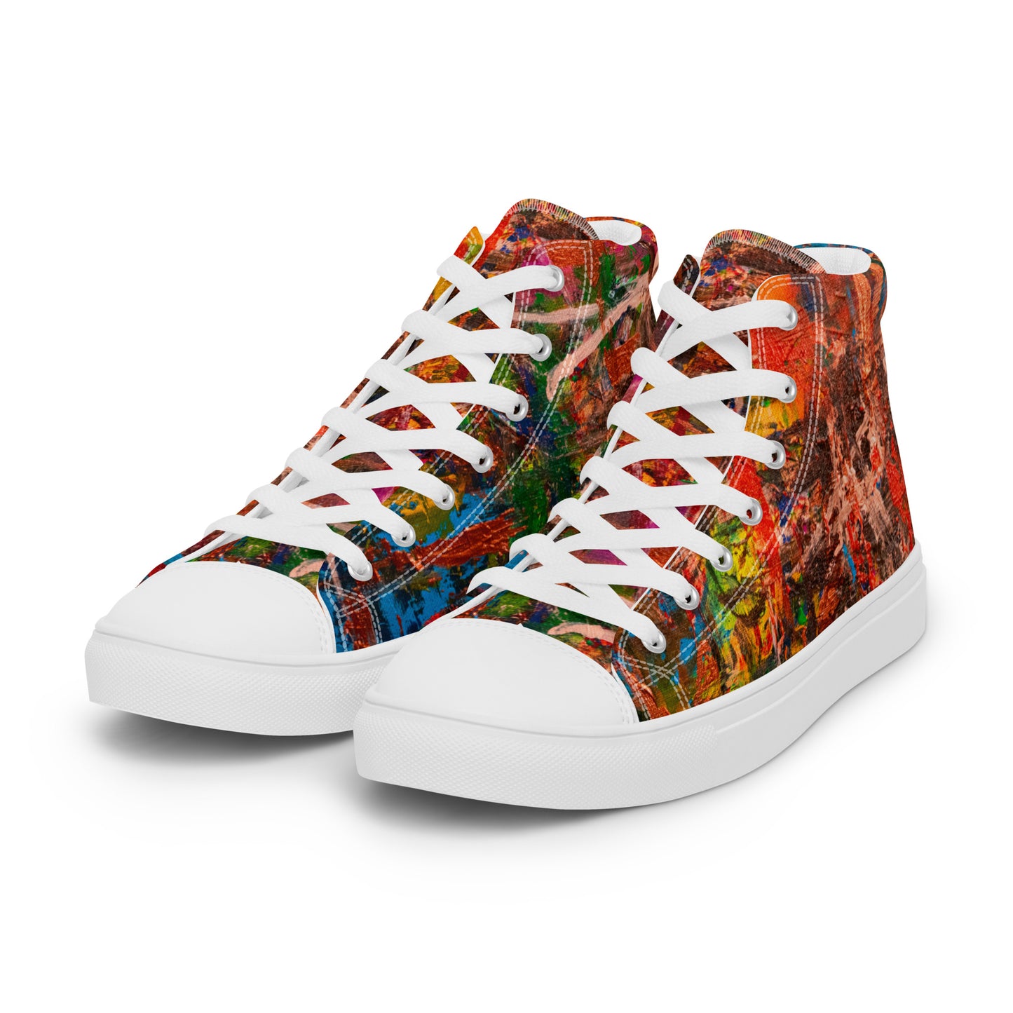 Women’s high top canvas shoes