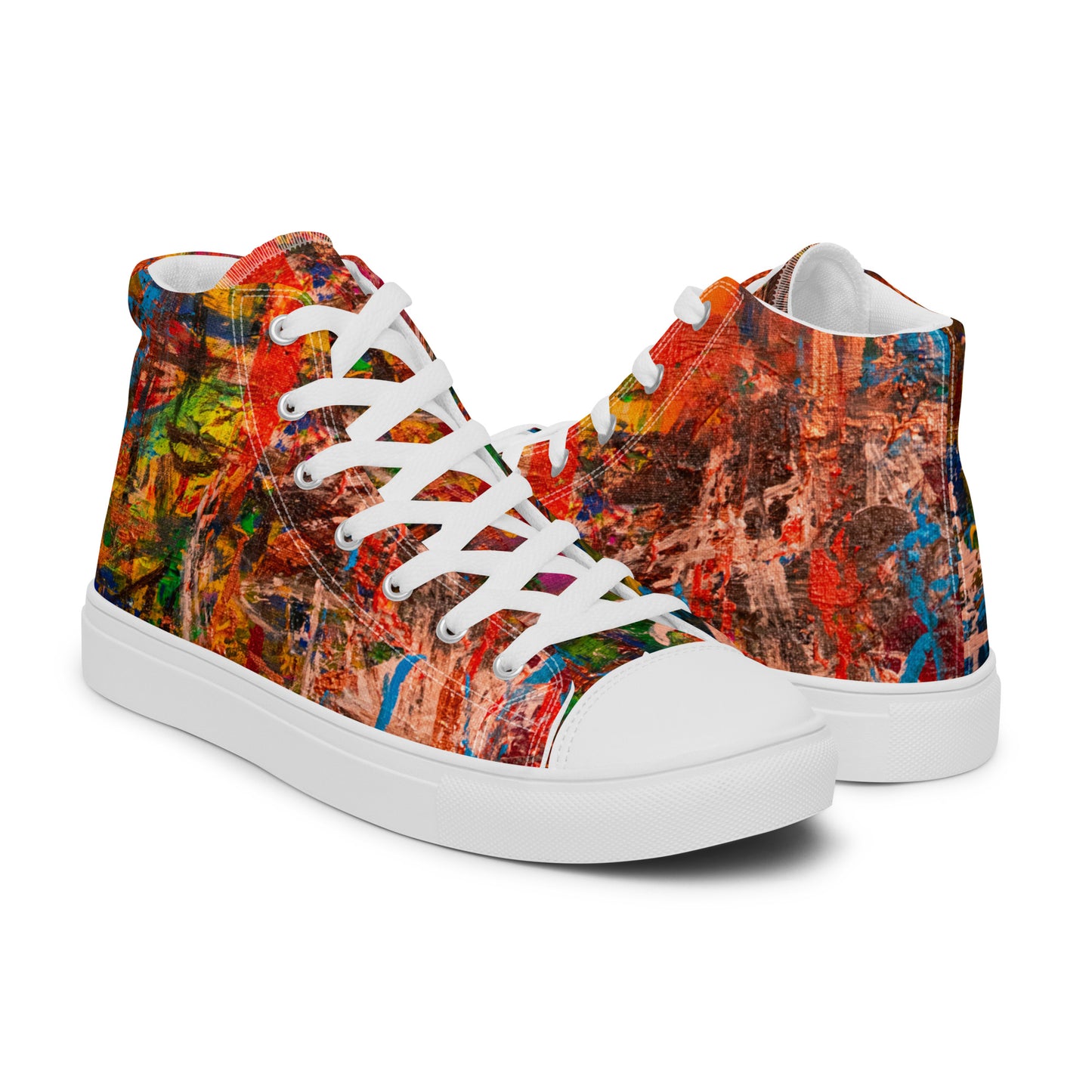 Women’s high top canvas shoes